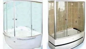 Rideaux de verre pour le bain, mode de protection fiable contre les éclaboussures