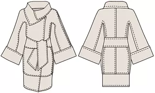 Ommaviy ayollar modellari paltosi: dengiz