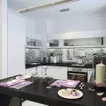 انتخاب برنامه ریزی مناسب و هدست برای یک آشپزخانه از 10 متر مربع. متر