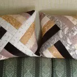Jastuci za patchwork: Pravimo jedinstveni dekor sa vlastitim rukama (+58 fotografija)