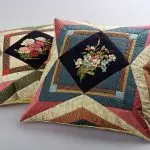 Patchwork kussings: Ons maak 'n unieke dekor met u eie hande (+58 foto's)