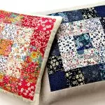 Patchwork Pillows: Ni faras unikan dekoracion kun viaj propraj manoj (+58 fotoj)