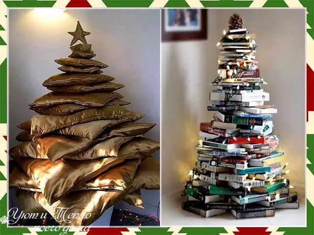 Crafts para sa bagong taon ng Christmas tree gawin ito sa iyong sarili - mga ideya