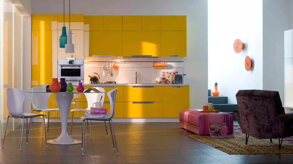 Yellow kitchen