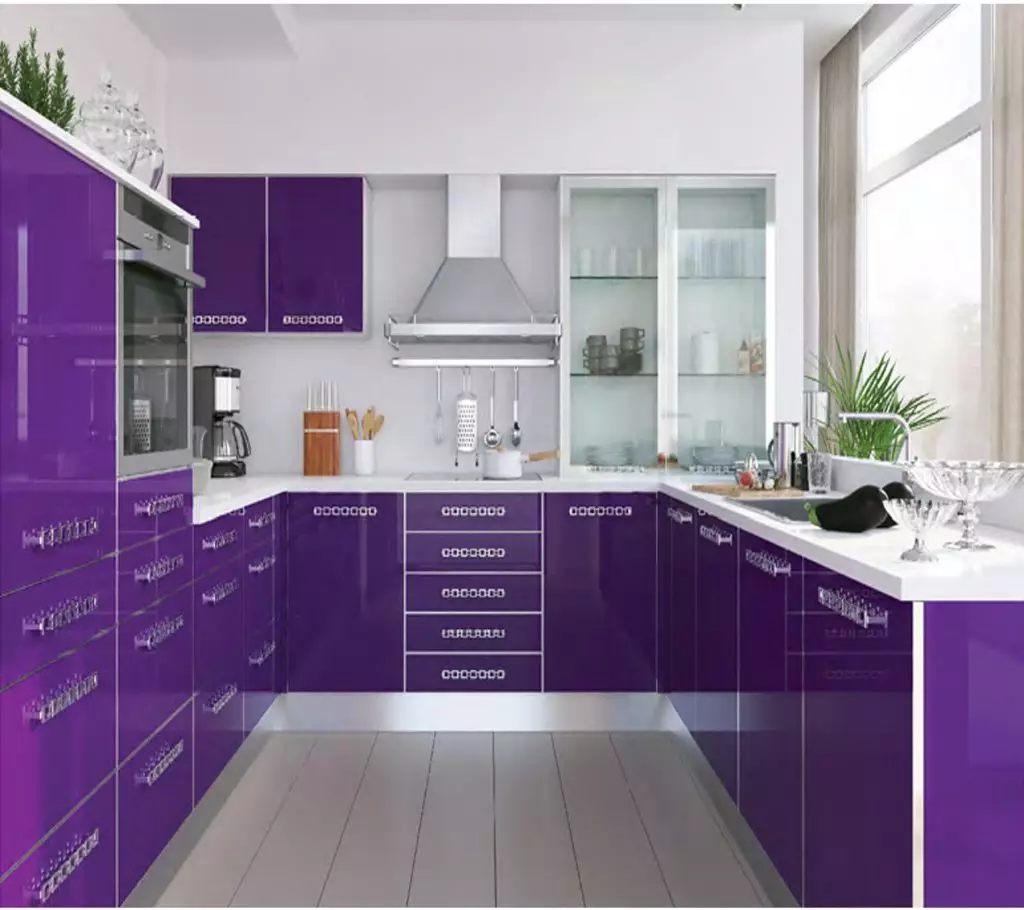 Cocina violeta