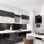 juoda ir balta virtuvė