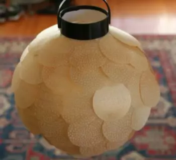 Chińskie latarnie robią to samemu papieru: schematy z wideo