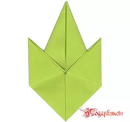 Qog'oz zarang barglari: Origami master-klass
