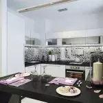 Näpunäiteid ruumi korraldamiseks ja stiili valik köögis 9 sq m