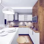Tukwici don ƙungiyar sarari da zaɓin salon a cikin kitchen 9 sq m