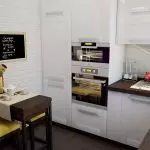 Dizajni i murit të kuzhinës: idetë praktike
