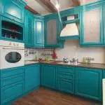 ห้องครัวสีฟ้าครามและการผสมสี 9 สี