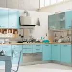 Kuchynský nábytok a chladnička