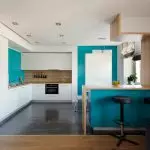 Turquoise Kitchen sy ny fitambaran'ny loko 9
