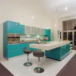 फ़िरोज़ा रसोई और 9 रंग संयोजन