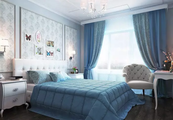 Beberapa ide untuk memilih wallpaper kamar tidur
