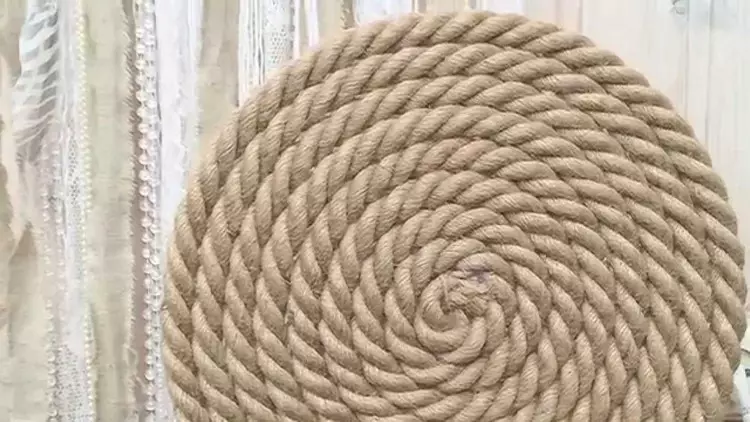 裝飾DIY：繩子，繩子或黃麻的配件和家具（45張）
