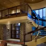 2 층 계단 유형 : 개인 주택 (+65 사진)에 적합한 옵션을 선택하십시오.