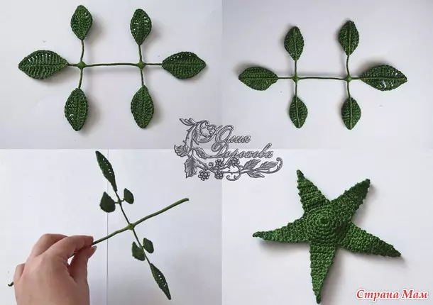 玫瑰钩针：视频和照片上的电路，如何用自己的手系漂亮的花朵
