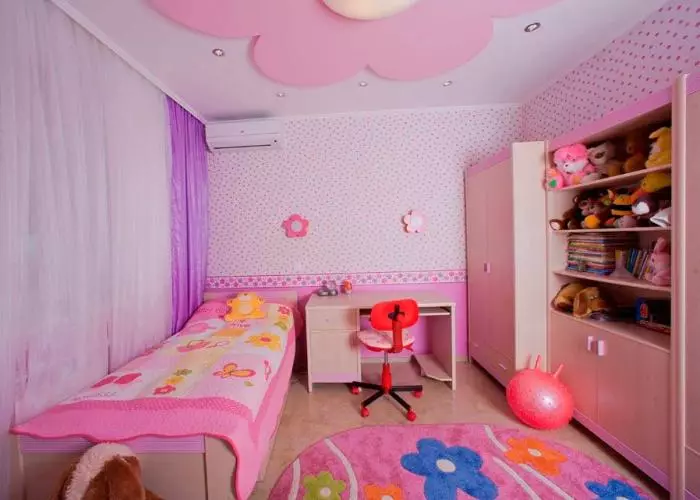 Какви стени да се люлеят в детска стая за момиче