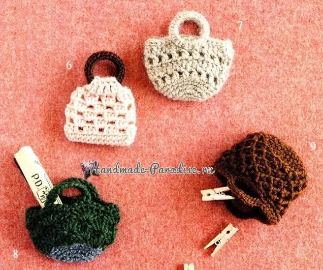 Tas tangan crochet amigurumi