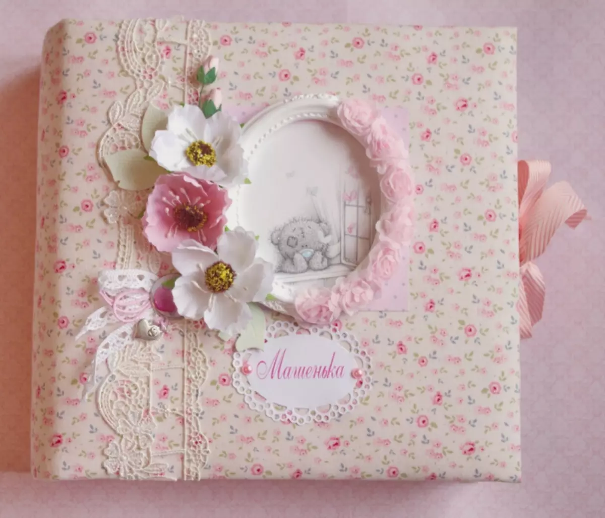 Photo Album untuk bayi baru lahir: Scrapbooking kelas induk dengan foto