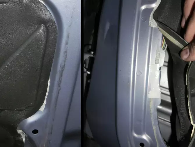 Montáž skleněných předních dveří na Citroen C5-1