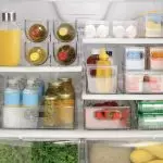 台所内の風下の規則：冷蔵庫の製品の有能な保管