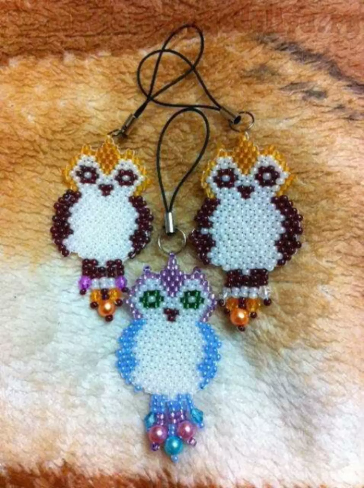 Owl of Beads დამწყებთათვის: მასტერკლასი სქემები და ფოტოები