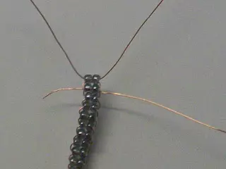 Dragonfly site na beads na beads maka ndị mbido: Master nwere foto