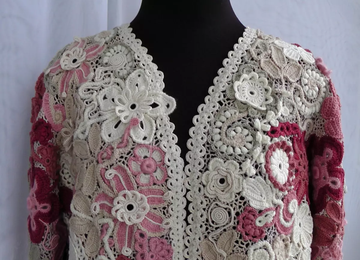 Irlande Lace Crochet: Gahunda yo kuboha kubatangiye hamwe na videwo ya videwo namafoto