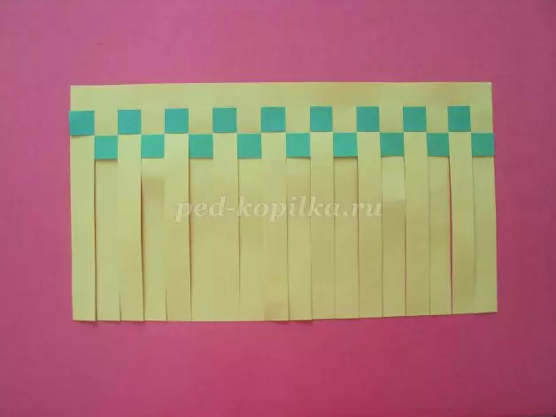 Popieriaus krepšelis su savo rankomis spalvoms: schemos su nuotraukomis ir vaizdo įrašais