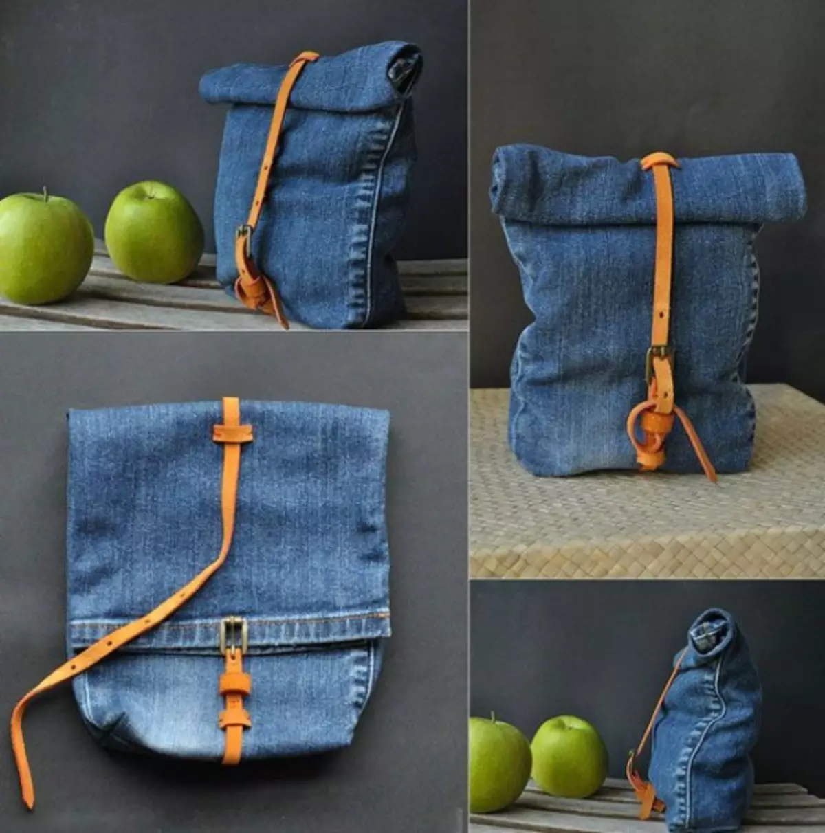 Håndverk fra gamle jeans gjør det selv: enkle ideer og ferdige trinnvise verksteder (38 bilder)