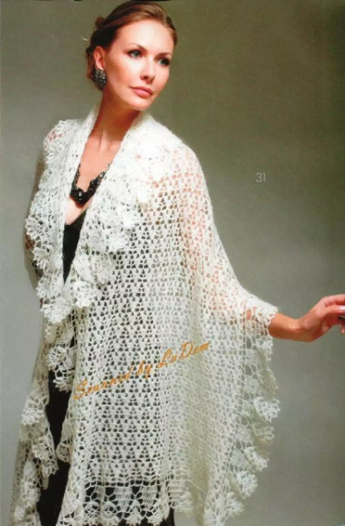 Palantine Crochet: ໂຄງການແລະລາຍລະອຽດຂອງຖັກ capes ສໍາລັບແມ່ຍິງທີ່ມີຮູບແລະວີດີໂອ