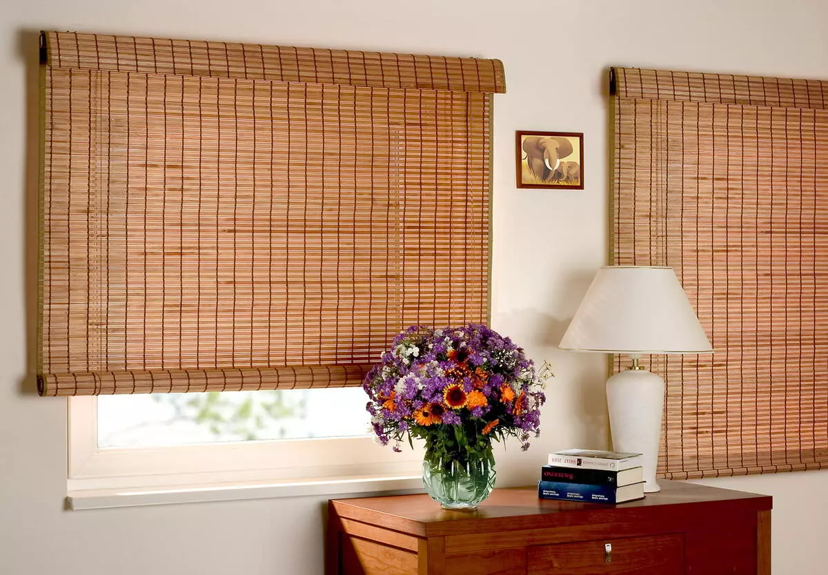 Бамбукові жалюзі-ролети в оформленні вікон: як вибрати і на що звернути увагу