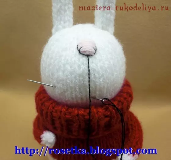 Majstorska klasa Amigurum za početnike: lutke, ovce i zec sa pletenjem sa video i foto pletenjem