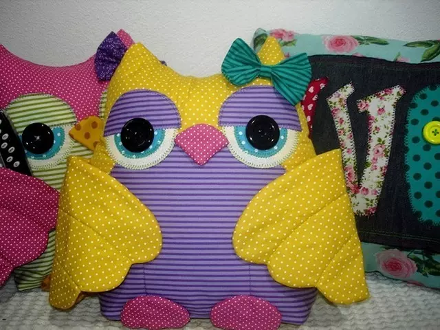 Pillow Owl with his own hands (2 master class)