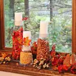 How to decorate the window in the fall do it yourself?