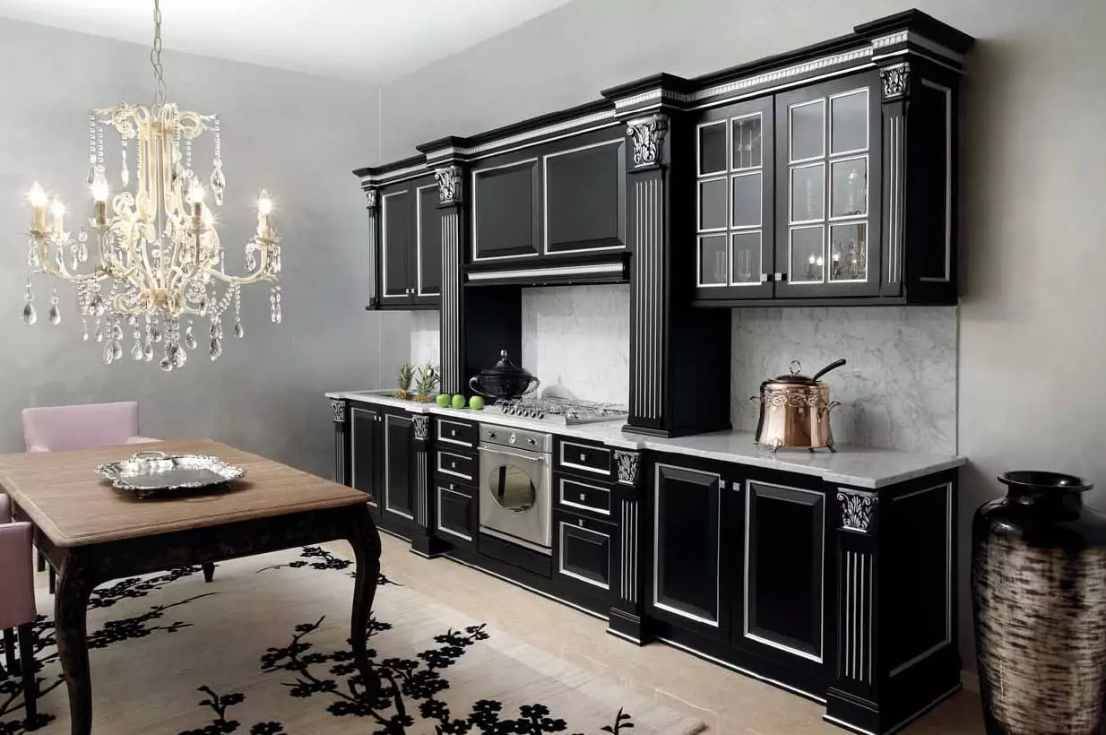 Must köök: 5 disaini näpunäited