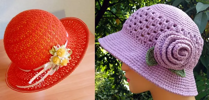 Caps Crochet Rajutan untuk Wanita: Musim Sejuk dan Autumn Head Removal Skim dengan Video dan Foto