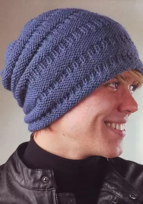 Đề án mũ nở của nam giới: Cách buộc một chiếc quần áo mới mùa đông với MK và video