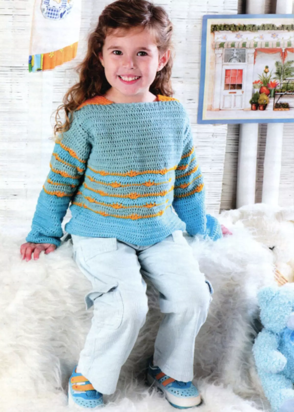 Jumper Crochet: Schematy i opis młodzieży dziewiarskiej, modelki męskiej i żeńskiej