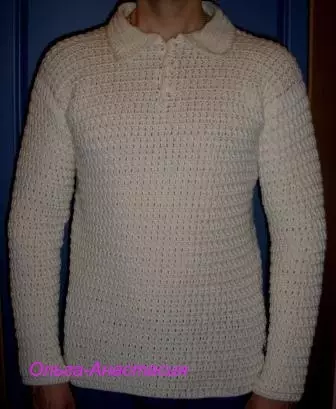 Jumper Crochet: လူငယ်များ, အထီးနှင့်အမျိုးသမီးမော်ဒယ်လ်ကိုဓားဖြင့်ထိုးခြင်းနှင့်ဖော်ပြချက်