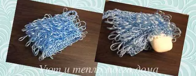 Minha experiência de tricô com crochê com loops esticados