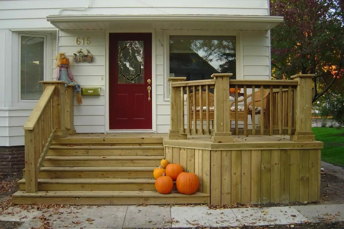 Wéi maachen ech eng Veranda an engem private Haus?