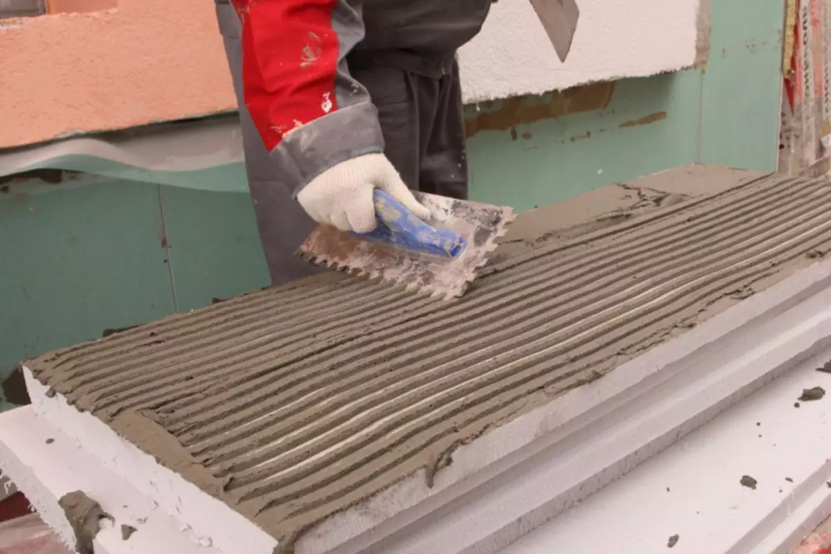 Lijm foar ekstrudearre polystyrene foam nei beton