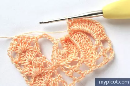 Crochet: Схемаҳо ва тавсифи ҷудошудаҳои васеъи кушодашуда бо аксҳо ва видео