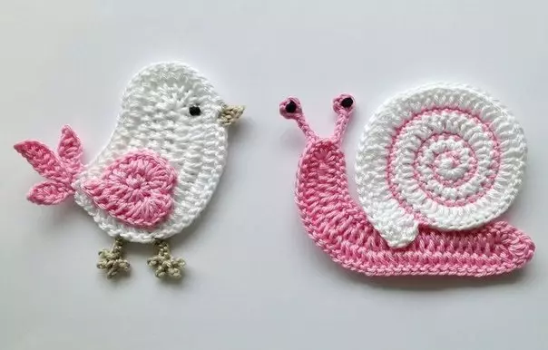 CROCHET Appliques: Skim untuk menghias pakaian kanak-kanak dengan foto dan video