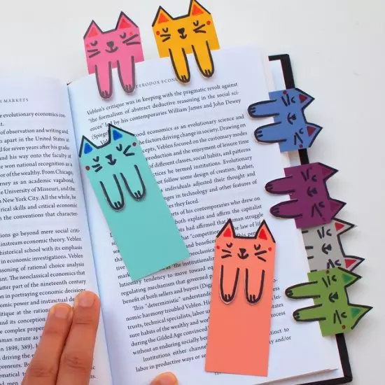 Како да се направи мачка од хартија со свои раце: Шаблони за почетници