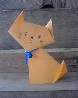 Kuinka tehdä kissan paperista omalla kädellä: Mallit aloittelijoille